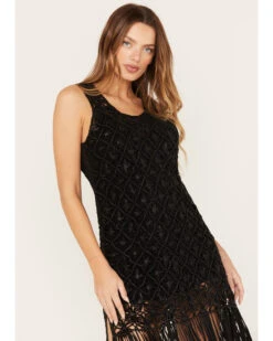 Wonderwest Women's Fringe Hem Mini Dress -Ariat || Corral || Dan Post Store 2000382478 001 P3