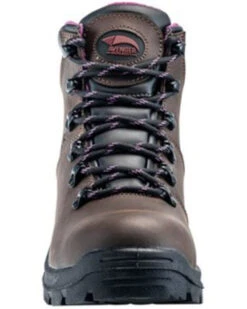 Avenger Women's Builder Mid 6" Lace-Up Waterproof Hiking Work Boot - Steel Toe -Ariat || Corral || Dan Post Store 2000383109 200 P4