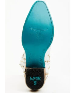 Boot Barn X Lane Women's Exclusive Sparks Fly Satin Pearl Western Bridal Boots - Snip Toe -Ariat || Corral || Dan Post Store 2000385225 100 P7