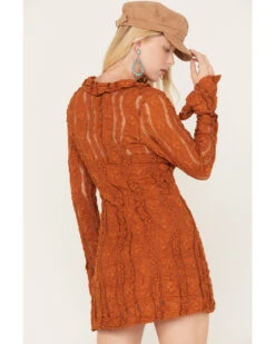 Free People Women's Shayla Lace Mini Dress 7 Free People Women's Shayla Lace Mini Dress -Ariat || Corral || Dan Post Store 2000385492 800 P4