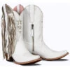 Lane Women's Fringe Star Western Boots - Snip Toe