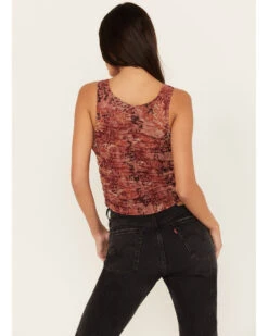 Beyond The Radar Women's Animal Print Mesh Tank -Ariat || Corral || Dan Post Store 2000391285 220 P4