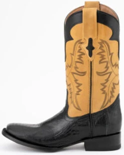Ferrini Men's Nash Exotic Ostrich Leg Western Boots - Square Toe -Ariat || Corral || Dan Post Store 2000394322 001 P3