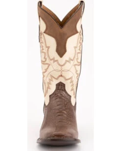 Ferrini Men's Nash Exotic Ostrich Leg Western Boots - Square Toe -Ariat || Corral || Dan Post Store 2000394323 200 P4