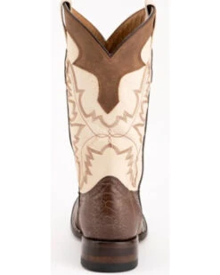 Ferrini Men's Nash Exotic Ostrich Leg Western Boots - Square Toe -Ariat || Corral || Dan Post Store 2000394323 200 P5