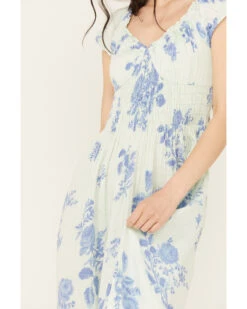 Free People Women's Floral Forget Me Not Midi Dress -Ariat || Corral || Dan Post Store 2000395502 400 P3