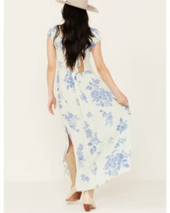 Free People Women's Floral Forget Me Not Midi Dress -Ariat || Corral || Dan Post Store 2000395502 400 P4