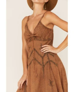 Scully Women's Long Spaghetti Strap Dress -Ariat || Corral || Dan Post Store 356G17 56 P3